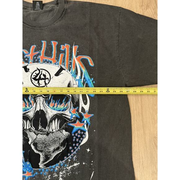 Lost Hills Get Lost World Tour Tee Front And Back Print Men’s 2X Gray - Picture 5 of 8